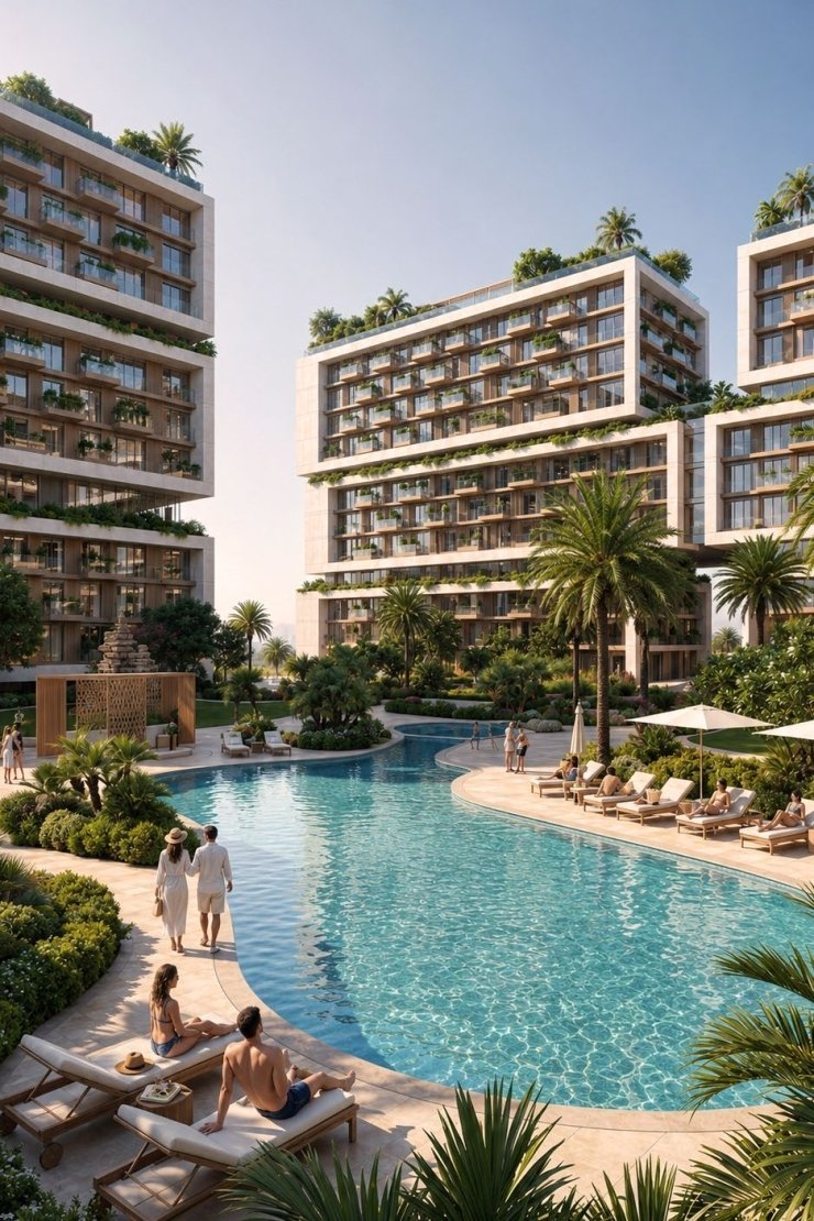Raw District amenity courtyard