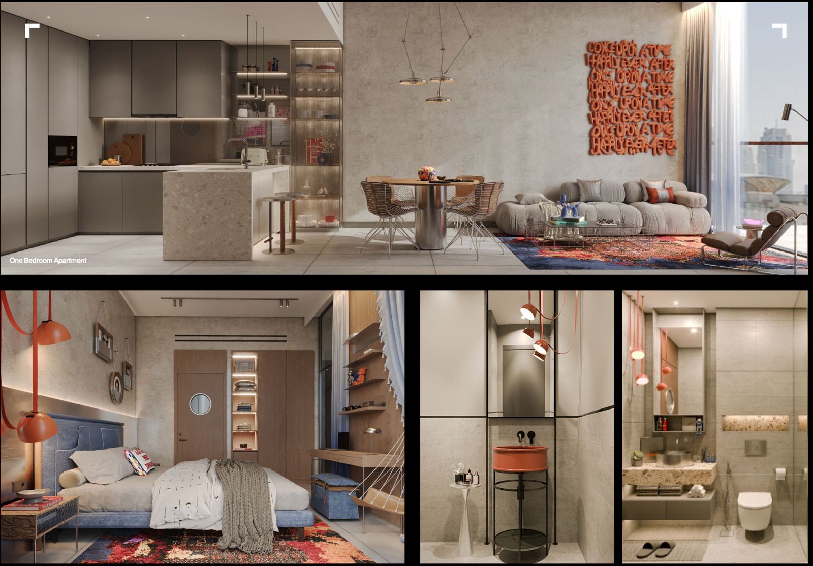 Furnished Raw District residence interior